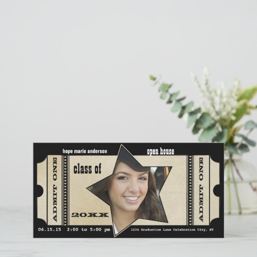 Abschluss Ankündigung (Stehend Vorderseite)