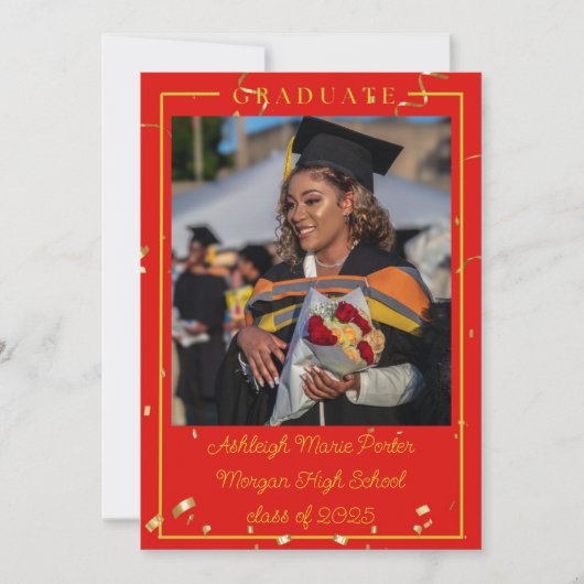 Abschluss Ankündigung (Vorderseite)