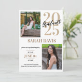 Abschluss Ankündigung 2025, Abschluss Einladung (Stehend Vorderseite)