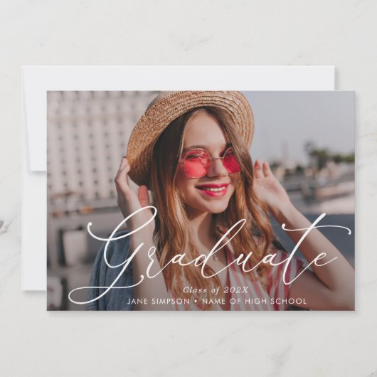 Abschluss-Ankündigung Ankündigung (Vorderseite)