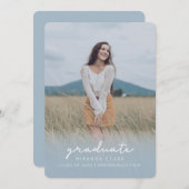 Abschluss-Ankündigung Einladung (Vorne/Hinten)