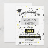 Abschluss Ankündigung Einladung (Vorne/Hinten)