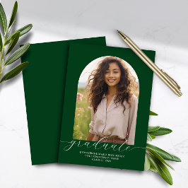 Abschluss Ankündigung Foto Arch Green