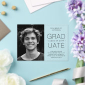 Abschluss Ankündigung Foto Modernes Minimalistisch (In Situ (Hochzeit))