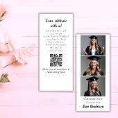 Abschluss Ankündigung Foto Stand QR-Code Eindeutig