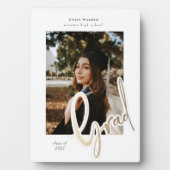 Abschluss-Ankündigung Fotoplatte (Vorderseite)