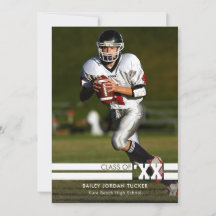 Abschluss-Ankündigung für Sportaktivitäten Foto Sc