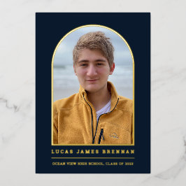 Abschluss Ankündigung Grad Fotokarte