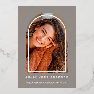 Abschluss Ankündigung Grad Fotokarte