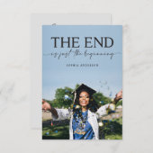 Abschluss Ankündigung Grad Party Einladung (Vorne/Hinten)