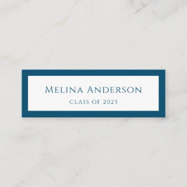 Abschluss Ankündigung Graduate Simple Blue
