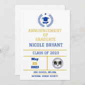 Abschluss Ankündigung HS (Vorne/Hinten)