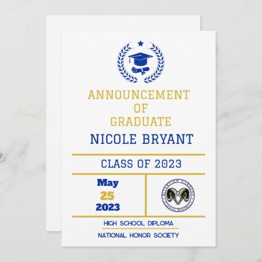 Abschluss Ankündigung HS (Vorne/Hinten)