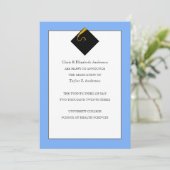 Abschluss Ankündigung Light Blue (Stehend Vorderseite)