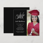 Abschluss Ankündigung Monogram Foto Grad Party (Vorne/Hinten)