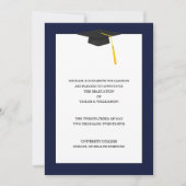 Abschluss Ankündigung Navy Blue (Vorderseite)
