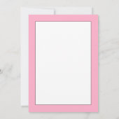 Abschluss Ankündigung Rosa (Rückseite)