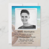 Abschluss Ankündigung Strand Themed (Vorderseite)