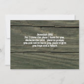 Abschluss-Ankündigung von Barnholz-Foto Einladung (Rückseite)