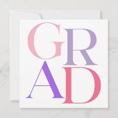 Abschluss Ankündigung von benutzerdefinierten Foto (Rückseite)