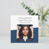 Abschluss Ankündigung von benutzerdefinierten Foto (Stehend Vorderseite)