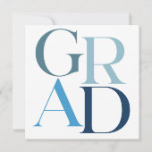 Abschluss Ankündigung von benutzerdefinierten Foto (Rückseite)