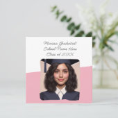 Abschluss Ankündigung von benutzerdefinierten Foto (Stehend Vorderseite)