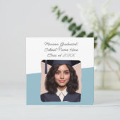 Abschluss Ankündigung von benutzerdefinierten Foto (Stehend Vorderseite)