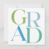 Abschluss Ankündigung von benutzerdefinierten Foto (Rückseite)