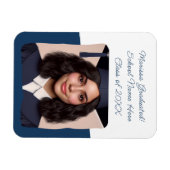 Abschluss Ankündigung von benutzerdefinierten Foto Magnet (Horizontal)