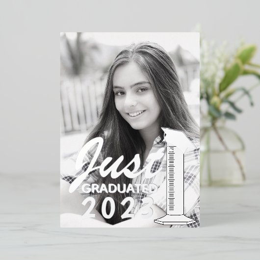 Abschluss Ankündigung Wissenschaft Graduierter Zyl (Stehend vorne)