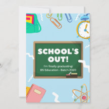 Abschluss-Ankündigungskarte bearbeiten