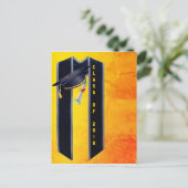 Abschluss Ankündigungspostkarte (Stehend Vorderseite)