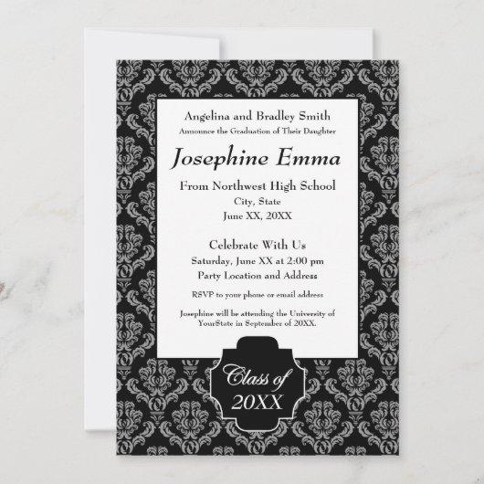 Abschluss Annoucement und Einladung (Vorderseite)