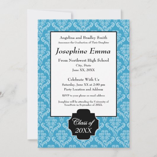 Abschluss Annoucement und Einladung (Vorderseite)