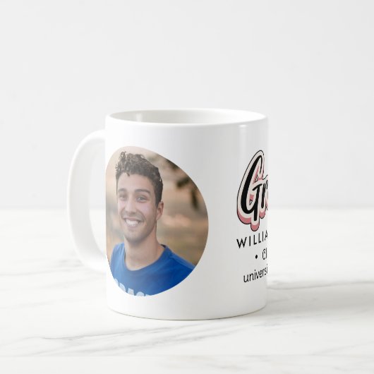 Abschluss Announcement Class 2023 Kaffeetasse (Vorderseite Links)