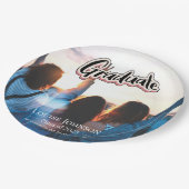 Abschluss Announcement Class 2023 Pappteller (Schrägansicht)