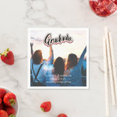 Abschluss Announcement Class 2023 Serviette (Beispiel)