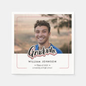 Abschluss Announcement Class 2023 Serviette (Vorderseite)