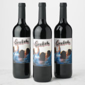 Abschluss Announcement Class 2023 Weinetikett (Flaschen)