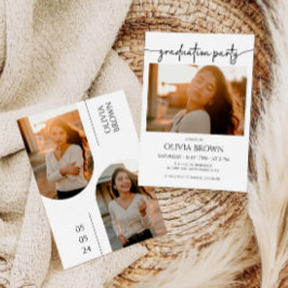 Abschluss-Announcement-Karte, Graduierungspartei Einladung