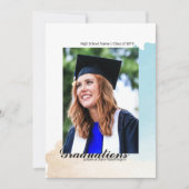 Abschluss-Announctions-Karte Ankündigung (Vorderseite)