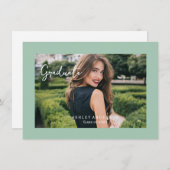 Abschluss-Announctions-Karte Mitteilungskarte (Vorne/Hinten)