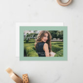 Abschluss-Announctions-Karte Mitteilungskarte (Vorderseite/Rückseite Beispiel)