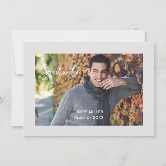 Abschluss-Announctions-Karte Mitteilungskarte (Vorderseite)