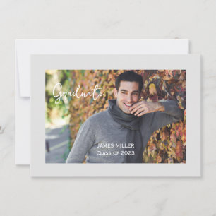 Abschluss-Announctions-Karte Mitteilungskarte