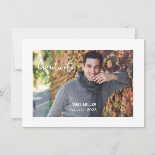 Abschluss-Announctions-Karte Mitteilungskarte (Vorderseite)