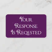 Abschluss-Antwortkarte mit QR-Code für die Anmeldu Begleitkarte (Rückseite)