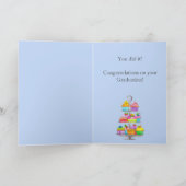 Abschluss Aquarellkuchen Karte (Innenseite)