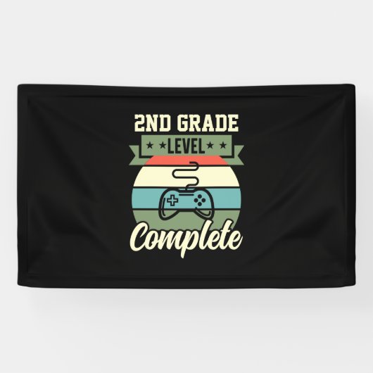 Abschluss Art | 2. Stufe abgeschlossen Banner (Horizontal)